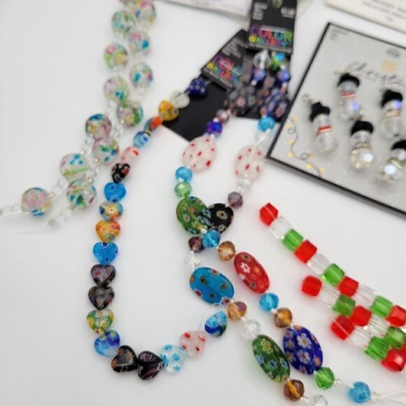 New High Quality Art Glass & Metal Beads Assorted Lot - Picture 13 of 14